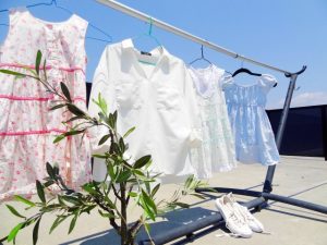 ⑥ 洗濯物を干すのをやめた（家事の総量を減らす）